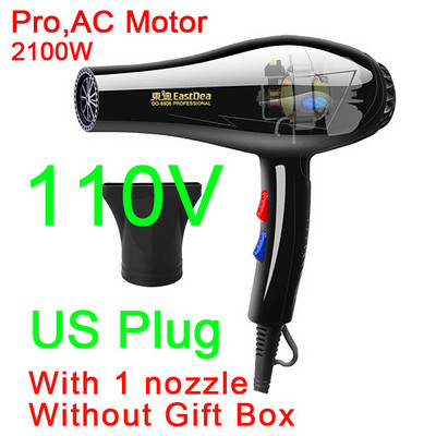 1800W 3800W 110V US arba 220V EU Plug Hot Cold Wind Profesionalus plaukų džiovintuvas plaukų džiovintuvas plaukų džiovintuvas plaukų salonui, skirtas naudoti buityje