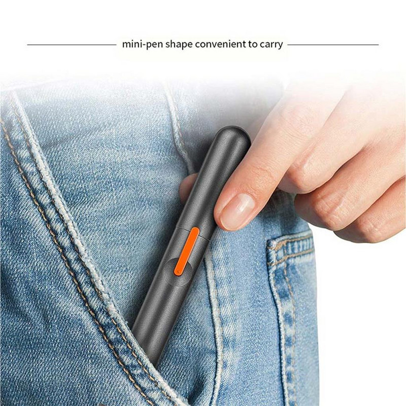 2 az 1-ben USB töltő orr hajvágó Uniszex hordozható gombos fülszőrnyíró eszköz Borotva Szépségkellékek