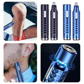 Electric Nose Hair Trimmer for Men Trimmer Nose Removal Automatic Washable Clean Razor Shaver Ανδρική Αποτριχωτική Μύτη Μύτη F4W9