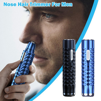Електрически тример за косми в носа за мъже Тример за премахване на носа Автоматично миеща се чиста самобръсначка Самобръсначка Мъжки епилатор за косми в носа F4W9