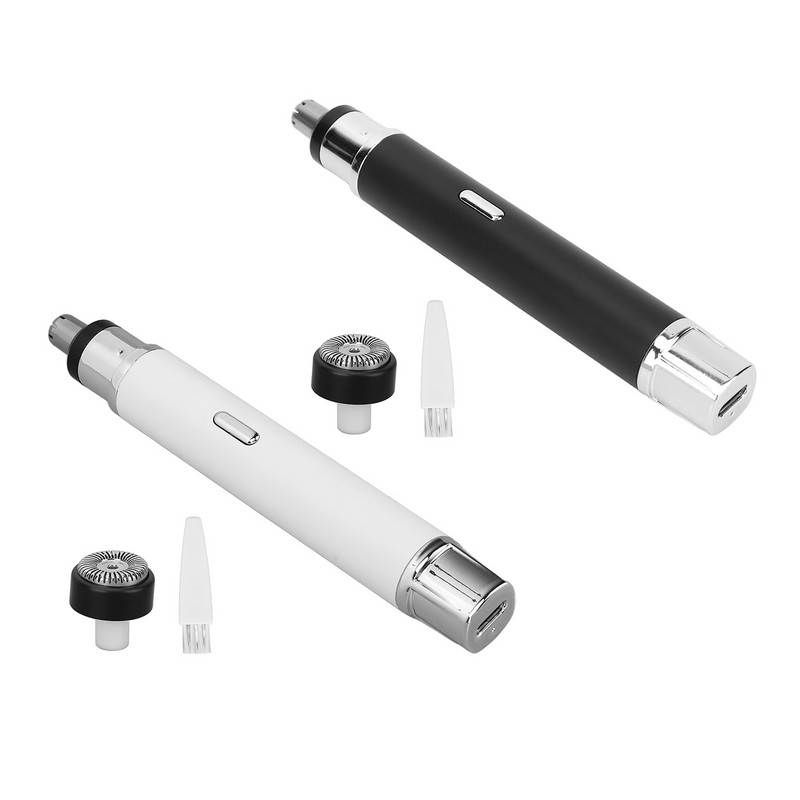 Orr-hajvágó Orr-szőrvágó USB Mini 2 az 1-ben hordozható, alacsony zajszintű, nagy sebességű fül-szőrvágó gép szemöldökvágó