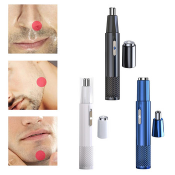 Тример за косми в носа и ушите USB зареждане Лесно почистване Миещ се хипоалергенен за мъже