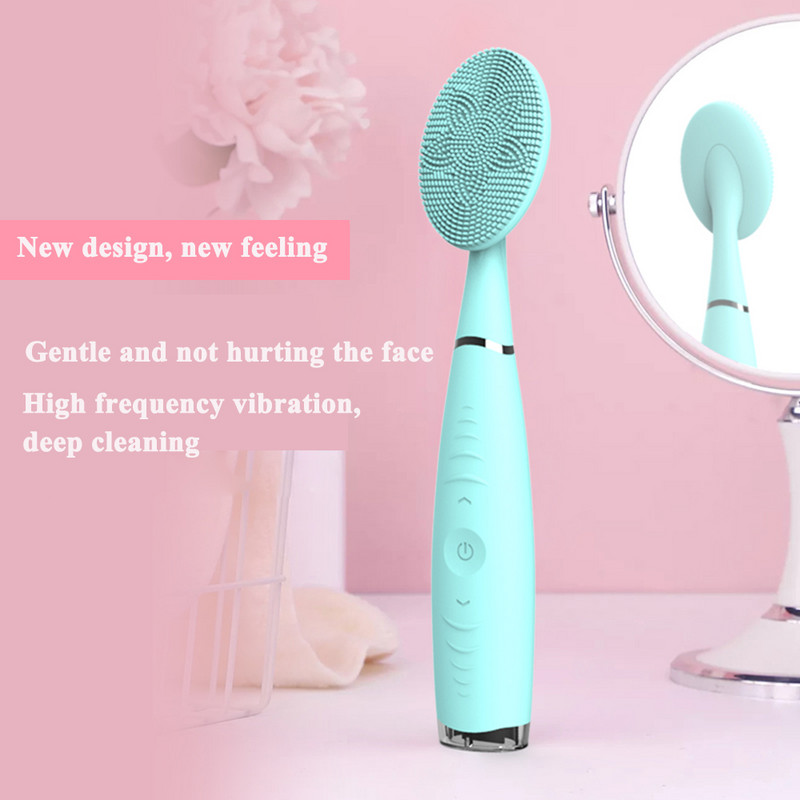 Új elektromos arctisztító kefe Skin Pore Anti Aging ránctalanító szilikon kefe a bőr mitesszerek eltávolítására Kozmetikai eltávolítás