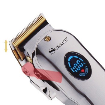безжична мощна машинка за подстригване професионална фризьорска машина за подстригване на коса електрическа мъжка машина за подстригване на брада акумулаторна