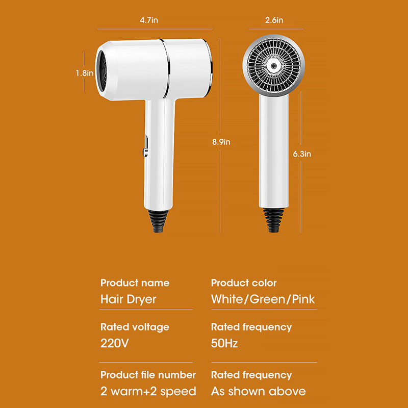 Profesionalus plaukų džiovintuvas salono plaukų įrankis 110/220 V didelės galios Blu-ray plaukų priežiūros elektrinis plaukų džiovintuvo oro surinkimo antgalis namams