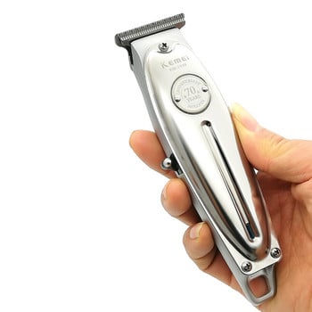 Kemei 1949 Professional Hair Clipper All Metal Men Electric Cordless κουρευτική μηχανή 0mm Baldheaded T Blade Finish κούρεμα