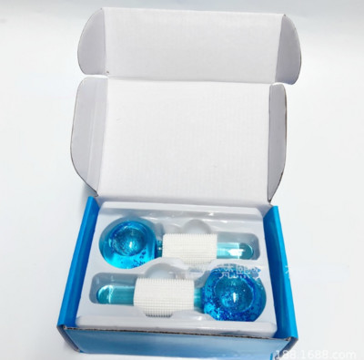 Nagy szépségű jégkorong Energy Beauty Crystal Ball arcápoló hűsítő jéggömbök Water Wave arc- és szemmasszázs bőrápoló 2db/doboz