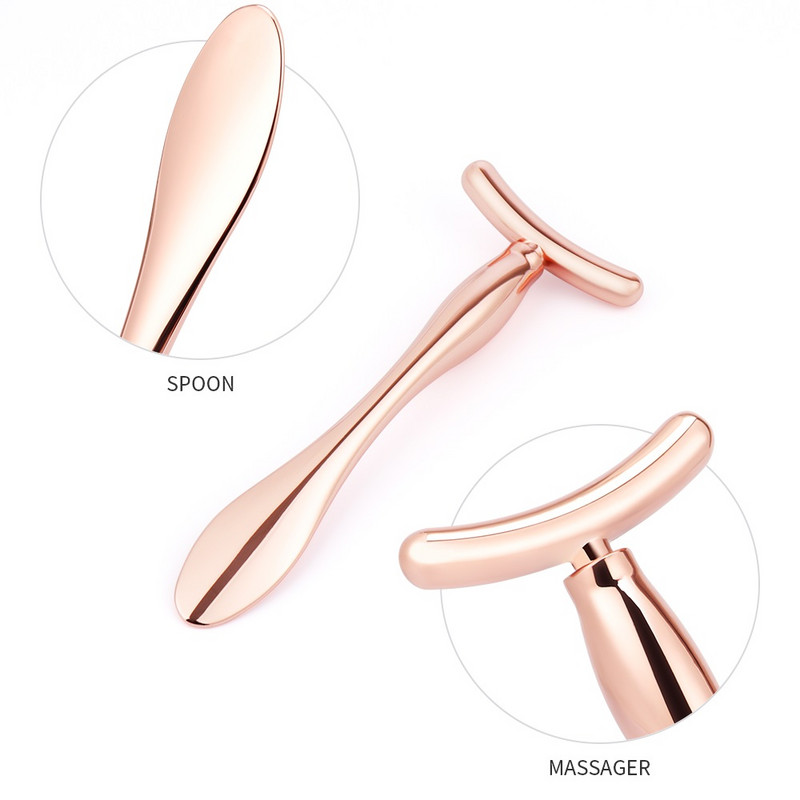 Szemkörnyéki krém applikátor Face Liftin Anti Wrinkle Anti Eye Pouch Dark Circle Device Magic Stick T-Shape Mini Eye Cream Masszázs Stick
