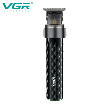 VGR Машина за подстригване на коса Професионална машина за подстригване Водоустойчива машина за подстригване на брада T9 Метален тример за мъже V-170