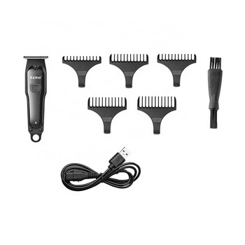 Kemei 2022 Електрически тримери за коса T-образно острие Безжична машинка за подстригване Finish Edge Машина за подстригване Акумулаторна бръснарка Мощна