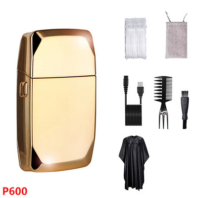 Elektrinis skustuvas Vyriškas barzdos skustuvas elektrinis žoliapjovė, įkraunamas šlapias ir sausas, dvigubo naudojimo plaunamas plaukiojantis Wahl dvigubo ašmenų skustuvas