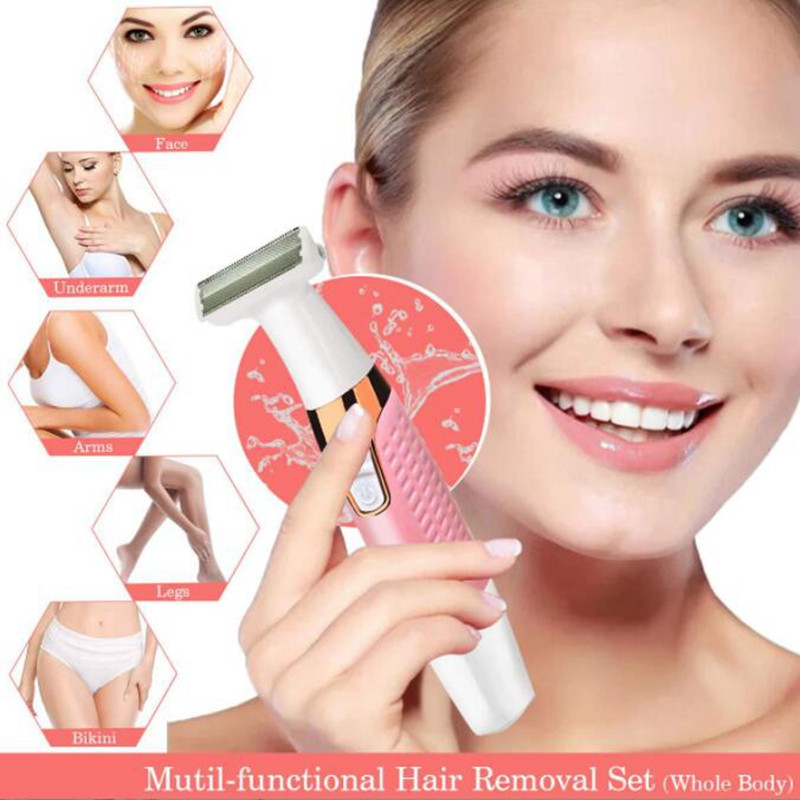 Epilarea electrică Zonele intime Locurile Partea tunsoare Razor Mașină de tuns Trimmer pentru Epilator inghinal Razor de siguranță Bărbierit
