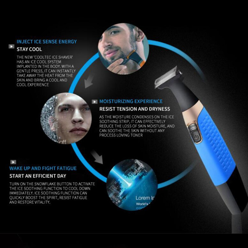 Epilarea electrică Zonele intime Locurile Partea tunsoare Razor Mașină de tuns Trimmer pentru Epilator inghinal Razor de siguranță Bărbierit