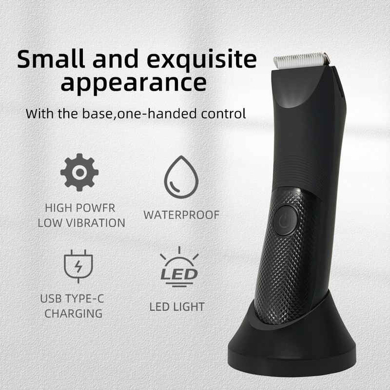 Férfi elektromos ágyékszőrnyíró szeméremszőrzet eltávolítása intim területek helyek testápolás nyírógép Biztonsági borotva Férfi női borotválkozás