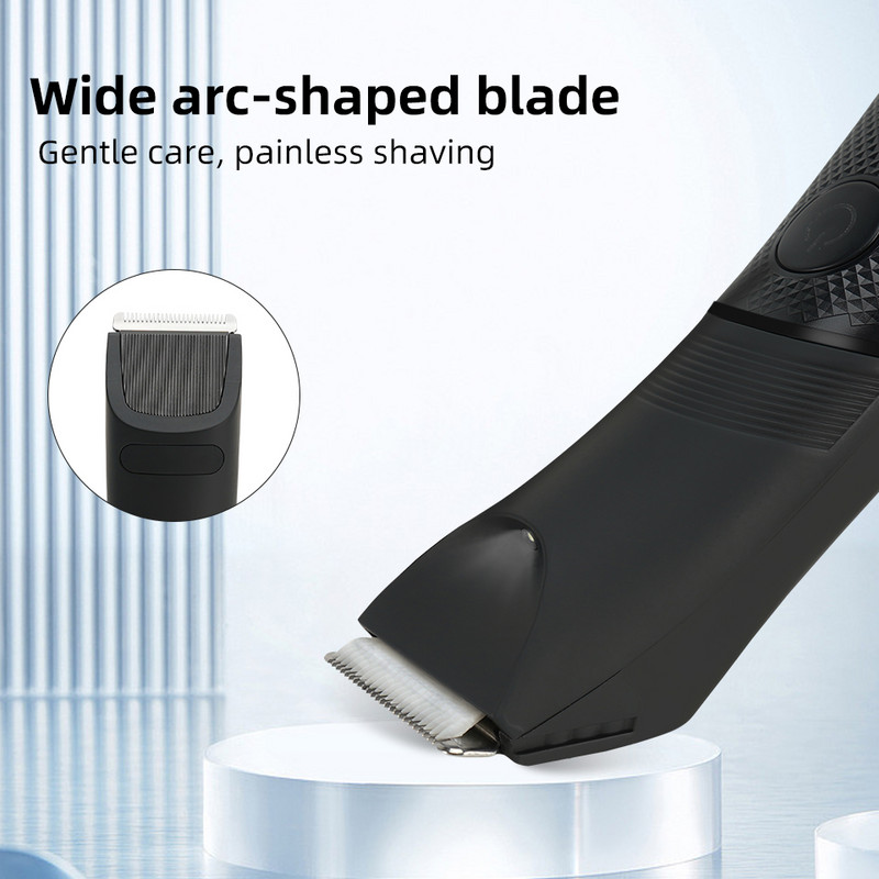 Férfi elektromos ágyékszőrnyíró szeméremszőrzet eltávolítása intim területek helyek testápolás nyírógép Biztonsági borotva Férfi női borotválkozás