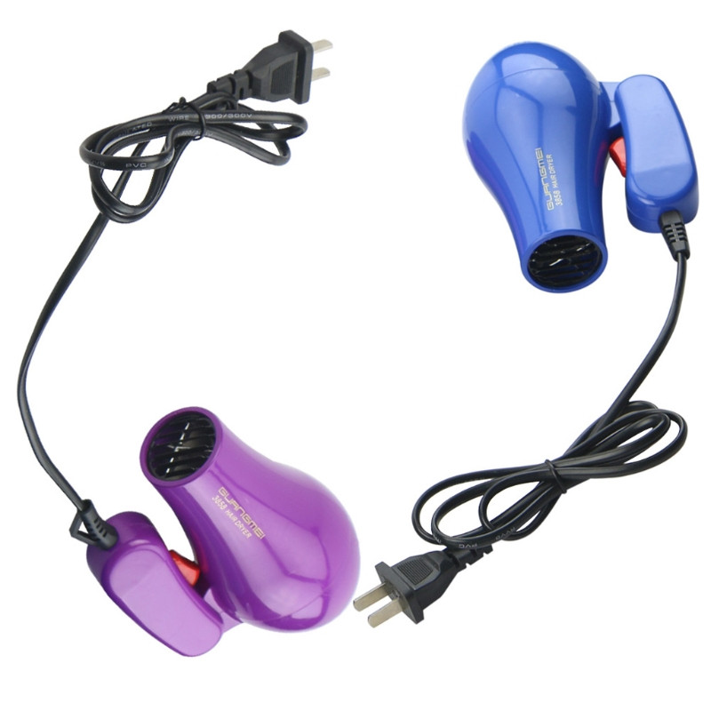 Kintamosios srovės 220 V plaukų džiovintuvas 850 W kelioninis plaukų džiovintuvas kompaktiškas, sulankstomas, nešiojamas