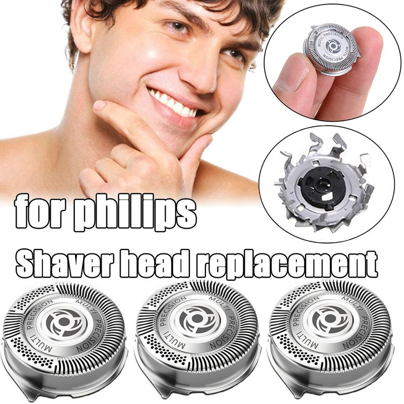 3 db csereborotvafej borotvavágó váltópengefej, mosható pengefej Philips Norelco SH 50/51/52 HQ8-hoz