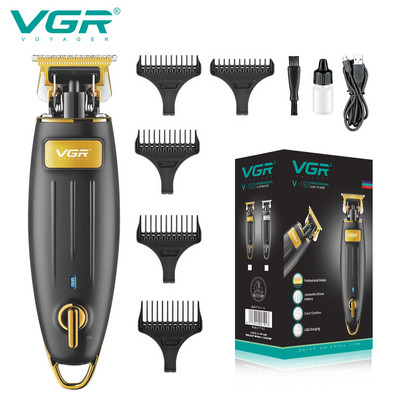VGR Hajvágó Professzionális Hajvágó Újratölthető Baber Trimmer Akkus elektromos T-penge 0mm V-192 Vágógép