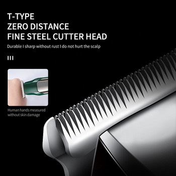 Kemei Professional Hair Clipper Cordless Electric Hair Trimmer 0mm Bald Precision Hair cutting Machine Mower Beard Mower Rechargeable