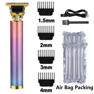 Elektrinė plaukų kirpimo mašina Vintage T9 plaukų kirpimo mašinėlė įkraunama skutimosi kirpimo mašinėlė vyrų kirpėjui Profesionali barzdos kirpimo mašinėlė