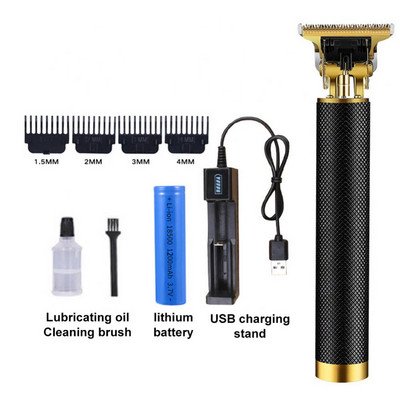 Mașină electrică de tuns T9 USB, mașină de tuns, reîncărcabilă, aparat de tuns barbat, aparat de tuns pentru frizer, mașină profesională de tuns dragon de barbă