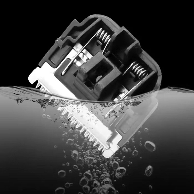 Kemei csendes hajvágó vezeték nélküli elektromos hajvágó férfi újratölthető hajvágó gép 10 hosszbeállítás precíziós tárcsával