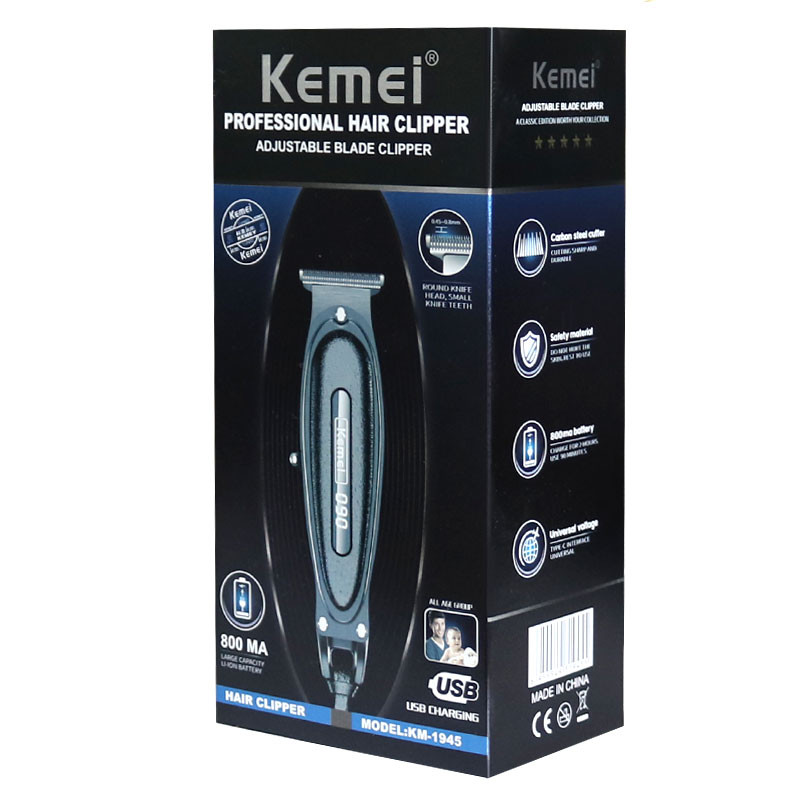 Afișaj LCD original Mașină de tuns puternică pentru frizerie pentru bărbați Mașină de tuns barbă electrică, reîncărcabilă