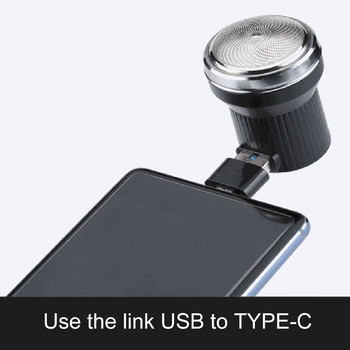 Висококачествен мини мобилен телефон Брада Бръснене на гладно Домашна кола Преносим малък USB бръснач Промоционална цена
