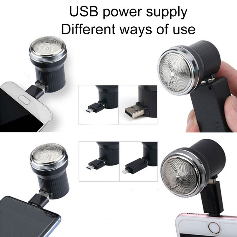 Mini Telefon mobil de înaltă calitate, bărbierit, barbierit, acasă, mașină, portabil, mic, cu USB, preț de promovare