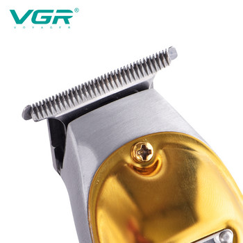 VGR Hair Trimmer Professional Hair Cutting Machine Rechargeable Barber Cordless Hair Clipper Metal Zero Machine Cutting Machine V-908