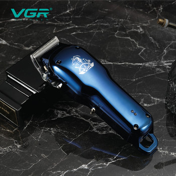 Машина за подстригване VGR Електрическа машинка за подстригване Професионална машина за подстригване Barber Акумулаторна безжична машина за подстригване мъже V-679