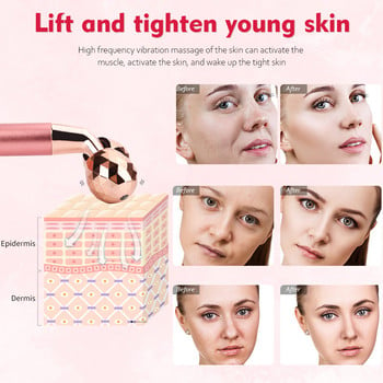 Energy Beauty Bar 3D Electric Vibrating Face Massager Face Lift Double Chin Reducer Anti-aging Facial Massager Skin Roller