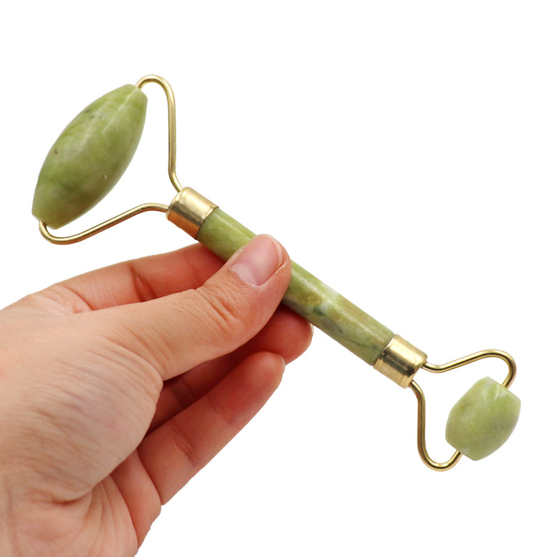 Masszírozó Face Lift Eszközök Arc Jade Roller arcbőrápoló eszköz Természetes Gouache Scraper Body Back Beauty Karcsúsító Masszírozók