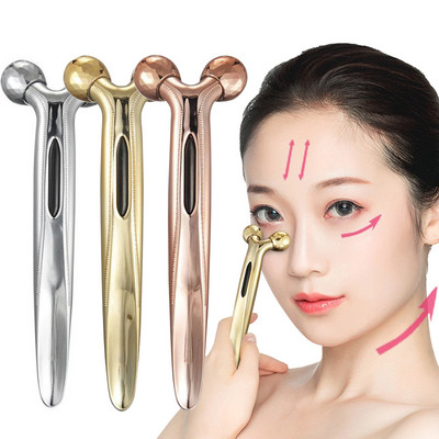 Masaj cu role 3D Lifting facial Strângerea pielii Modelarea corpului Dispozitiv de îndepărtare a ridurilor Microcurent masaj facial pentru ochi Instrument de frumusețe Îngrijirea pielii