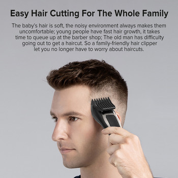 ENCHEN Sharp3 Hairdresser Електрическа машинка за подстригване Barber Професионална акумулаторна безжична машина за подстригване за мъже, възрастни деца