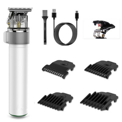 2022 m. T formos profesionali plaukų kirpimo mašinėlė, USB įkraunama plaukų kirpimo mašina, nešiojama barzdos plaukų kirpimo mašinėlė elektrinė skustuvas