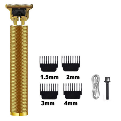 2022 m. T formos profesionali plaukų kirpimo mašinėlė, USB įkraunama plaukų kirpimo mašina, nešiojama barzdos plaukų kirpimo mašinėlė elektrinė skustuvas