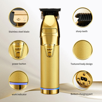 S9 Strong Power Hair Clipper USB Charging Men Barber Beard Trimmer Οικιακό ηλεκτρικό κούρεμα Tondeuse Cheveux Professionnelle