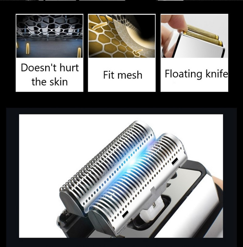 Kemei Professionaalne juukselõikuri habemelõikur meestele Reguleeritava kiirusega LED Digital Carving Clippers hooldav Elektriline pardel