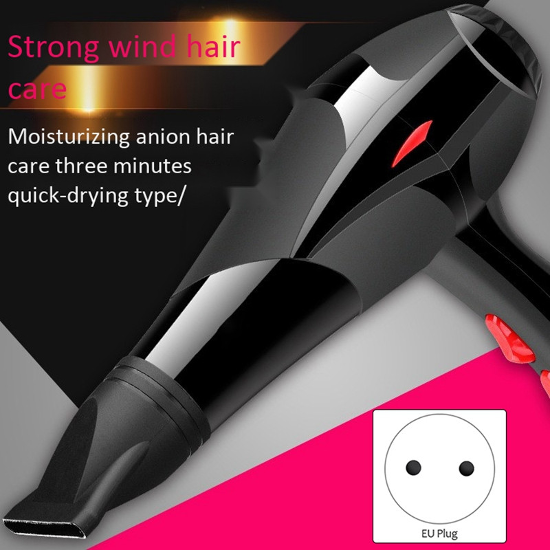 Profesionalus elektrinis plaukų džiovintuvas Salon 3 Speed 2 Heat Hairdressing Blow 2400W Salon Blow Dryer EU Plug