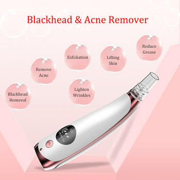 Αφαίρεση μαύρων στιγμάτων Skin Care Pore Vacuum Pimple Pimple Removal Vacuum Suction Machine Facial Diamond Dermabrasion Machine Face Clean