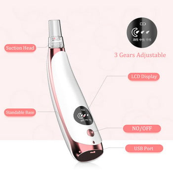 Αφαίρεση μαύρων στιγμάτων Skin Care Pore Vacuum Pimple Pimple Removal Vacuum Suction Machine Facial Diamond Dermabrasion Machine Face Clean