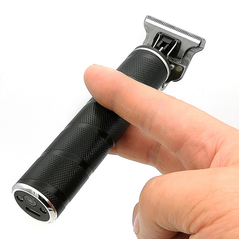 Kemei T9 Men Electric Hair Trimmer 0mm Baldheaded Barber Hair Clipper Professional Hair Clipper Ασύρματο μηχάνημα κοπής μαλλιών