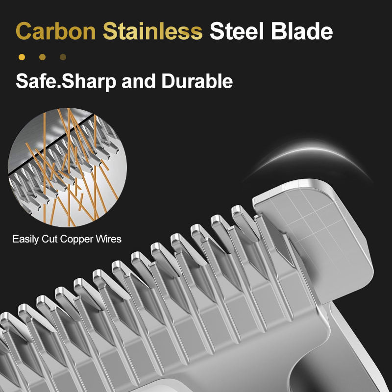 Visa metalinė profesionali plaukų kirpimo mašinėlė vyrams barzdos plaukų kirpimo mašinėlė akumuliatorinė elektrinė plaukų kirpimo mašina įkraunama kirpykla