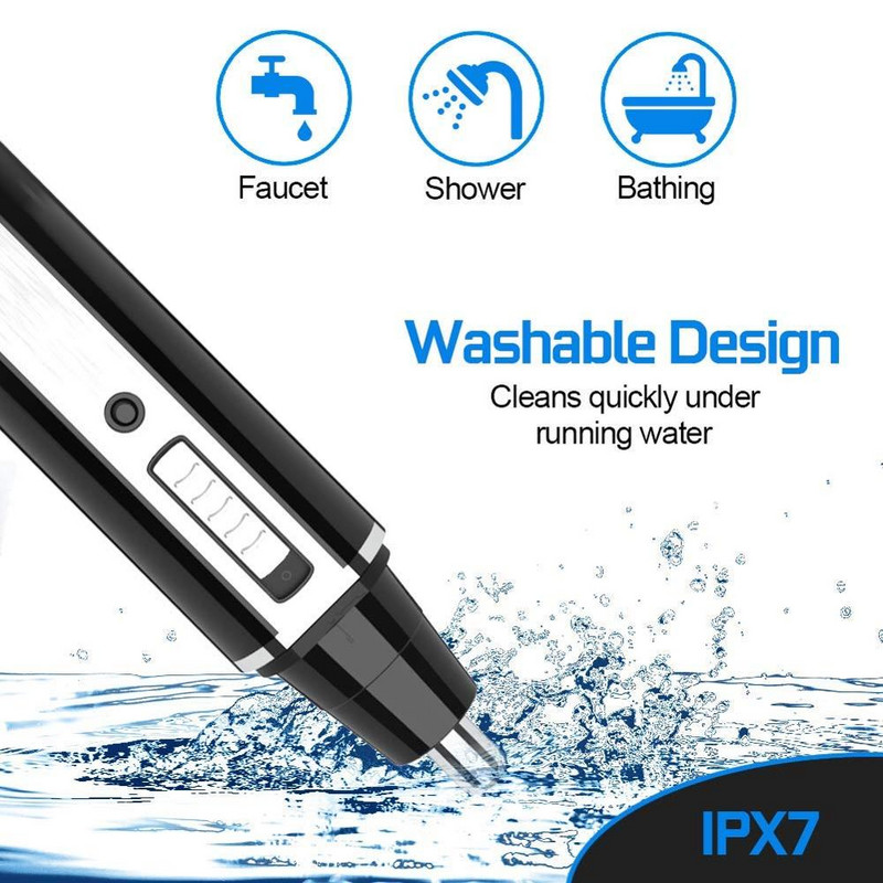 Kemei 4 viename vyrų žoliapjovė Elektrinė nosies ir ausų kirpimo mašinėlė Įkraunama kirpimo mašinėlė plaukams Barzdos nosies ir ausų valiklio priežiūros rinkinys