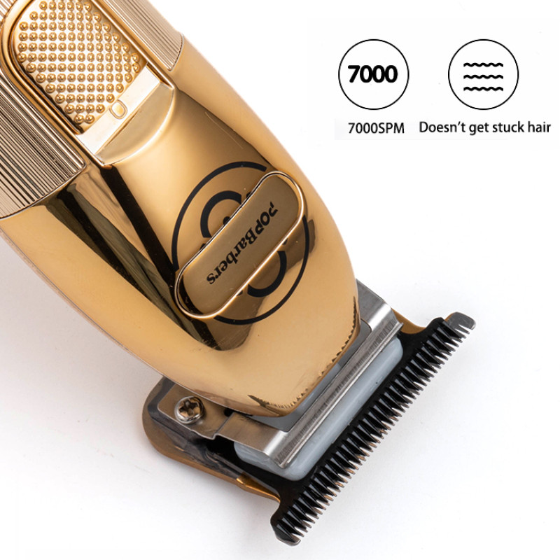 2021. Profesionalno šišanje Pop Barbers P700 Oil Head Električni aparati za šišanje Golden Carving Škare Električni brijač Trimer za kosu