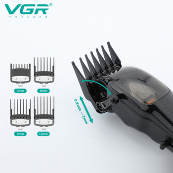 VGR Hair Trimmer Professional Hair Cutting Machine Cordless Haircut Machine Electric Hair Clipper Barber Trimmer for Men V-653