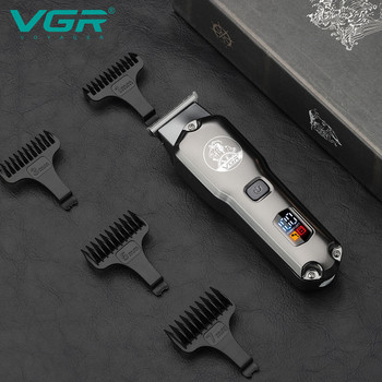 Γνήσιο VGR Cordless Combo Kit κουρευτική μηχανή για άνδρες Ηλεκτρικό πλενόμενο μηχάνημα κουρέματος για γένια Επαναφορτιζόμενη μηχανή κουρέματος