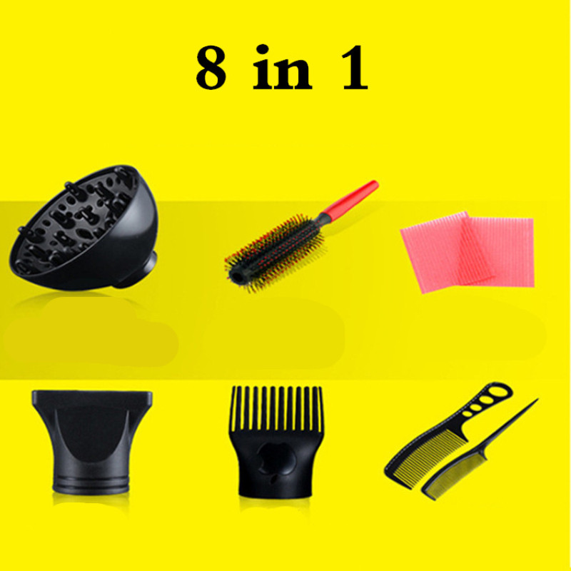 Uscătoare de păr electrice profesionale puternice Anion, fără leziuni de păr Mașină de uscare Suflator de păr electric Instrumente de înaltă calitate 220V D45