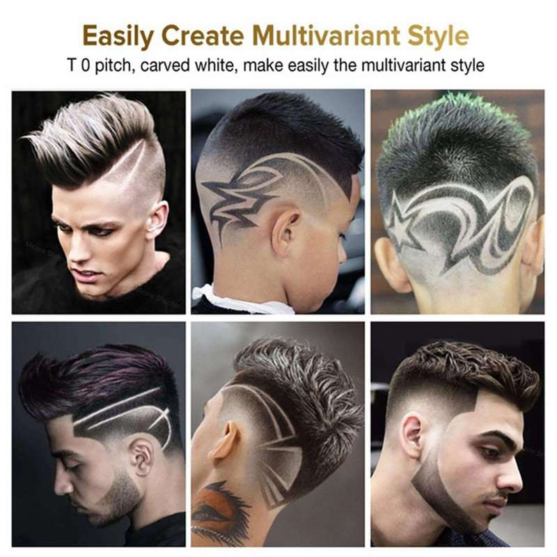 T9 Vintage hajvágó vezeték nélküli elektromos hajvágó gép USB újratölthető hajvágó férfiaknak fodrász vágó szakállborotva